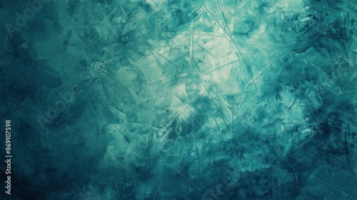 Abstract teal textured background with swirling patterns and light effects. Ideal for creative design projects, wallpapers, or digital art.