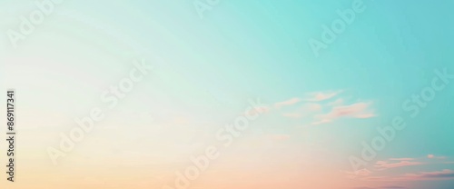Subtle Sky Blue To Soft Coral Gradient , Wallpapers HD, Background