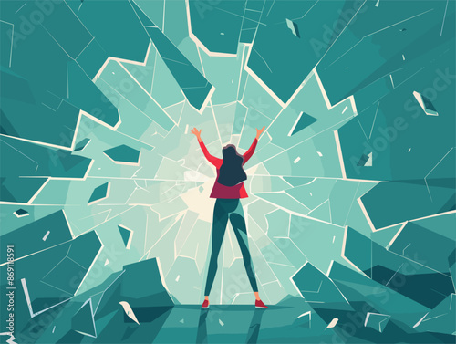 Shattering Barriers: Embracing Resilience and Triumph