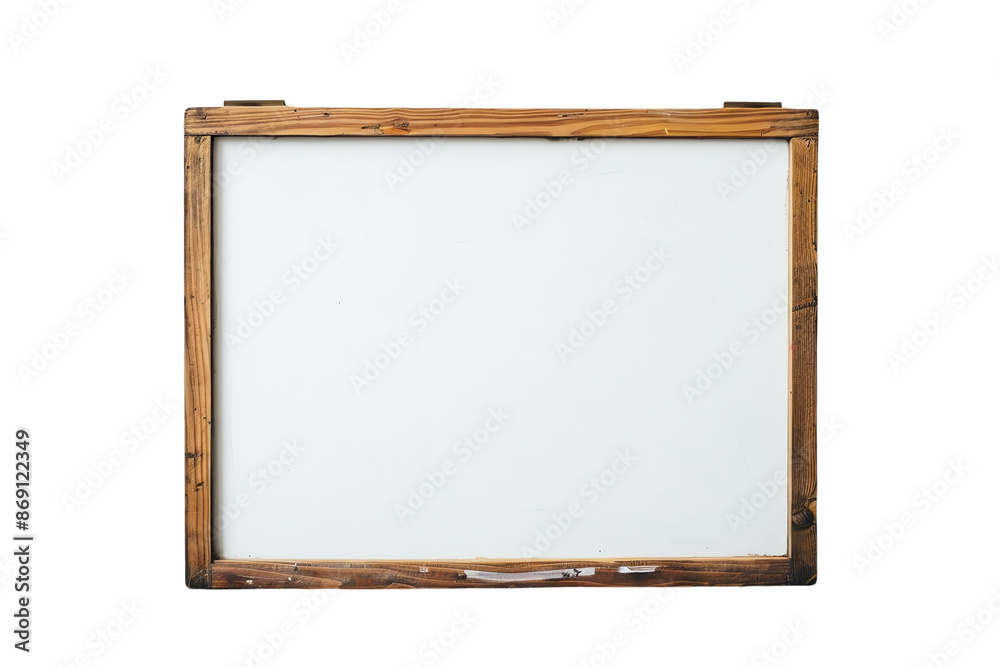 Empty whiteboard with a wooden frame, isolated on a white background. Perfect for presentations or educational purposes. Empty whiteboard with a wooden frame, isolated on a white background. Perfect for presentations or educational purposes.