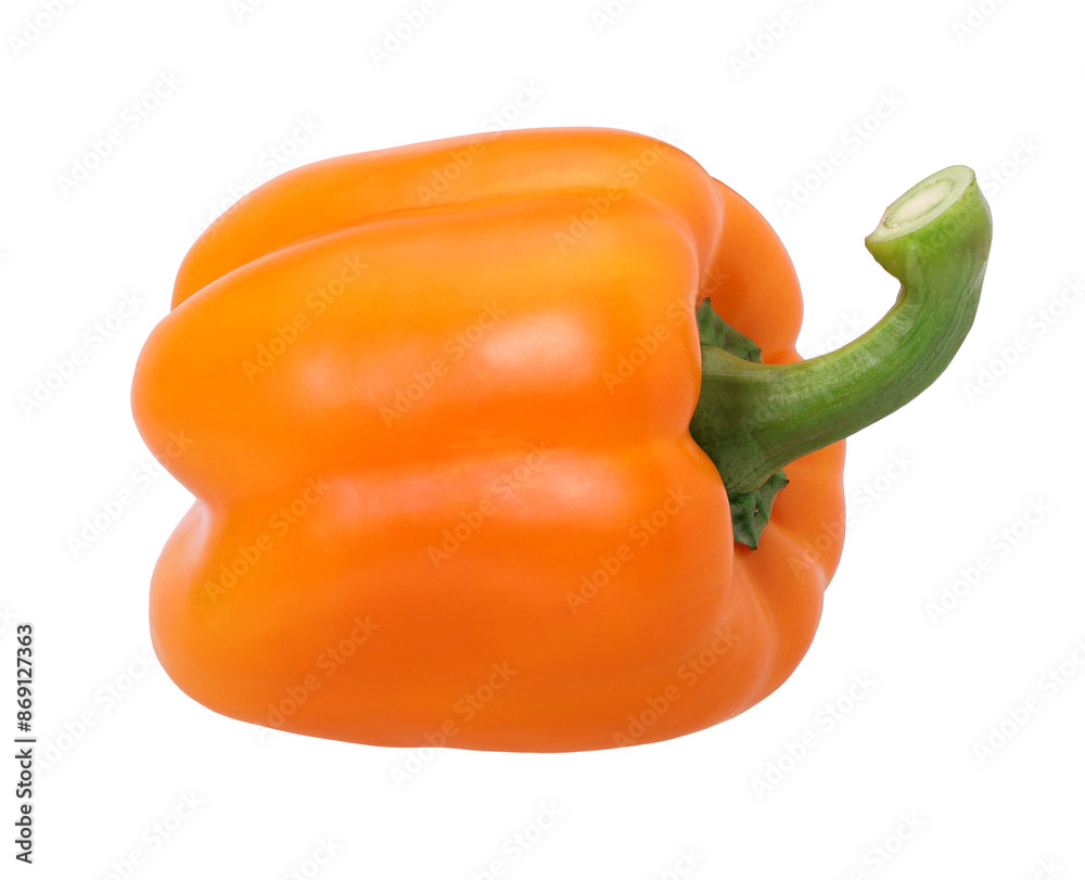 Fresh whole orange Bell pepper isolated, transparent PNG, PNG format Fresh whole orange Bell pepper isolated, transparent PNG, PNG format