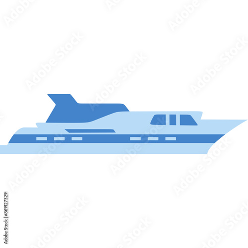Cruise Ship Illustration