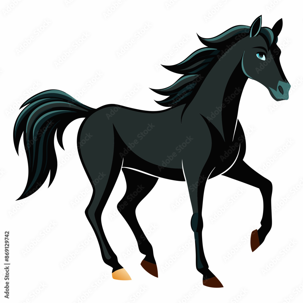 horse silhouette isolated on white horse silhouette isolated on white