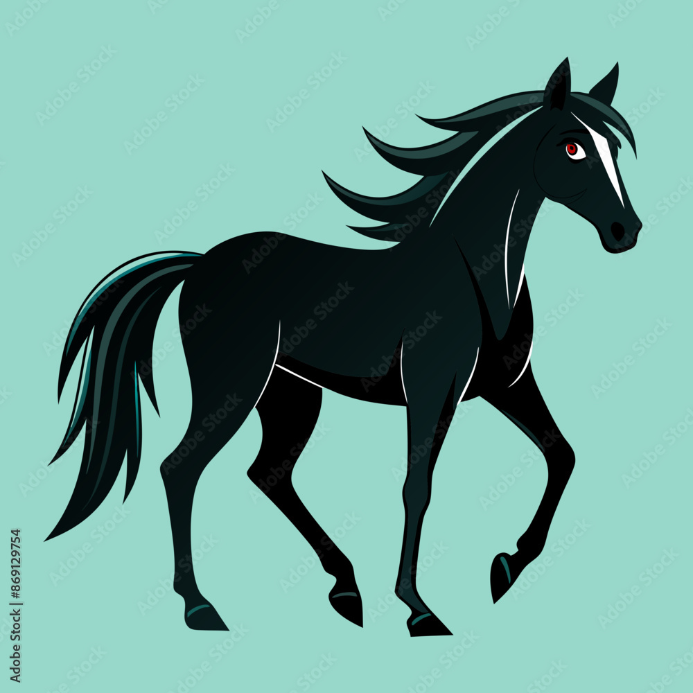 Obraz premium horse illustration