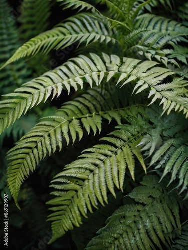 Close-up ferns leaves