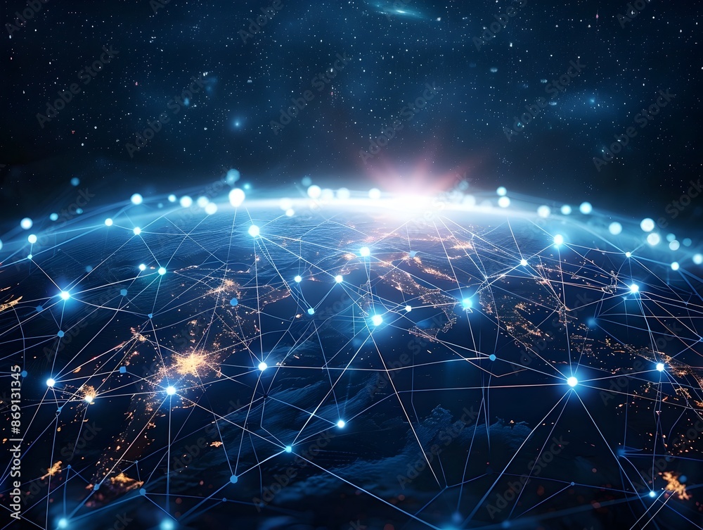 Digital Global Network and Cyber Connectivity on Earth Information Exchange Digital Global Network and Cyber Connectivity on Earth Information Exchange