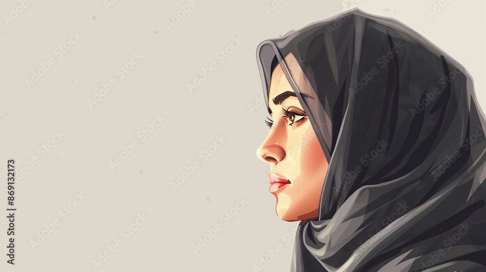 Abstract portrait of a young woman. Ideal for artistic, fashion, and lifestyle themes. Abstract portrait of a young woman. Ideal for artistic, fashion, and lifestyle themes.