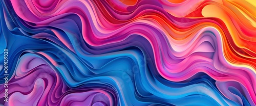 Geometric Pattern With Abstract, Fluid Shapes , Wallpapers HD, Background