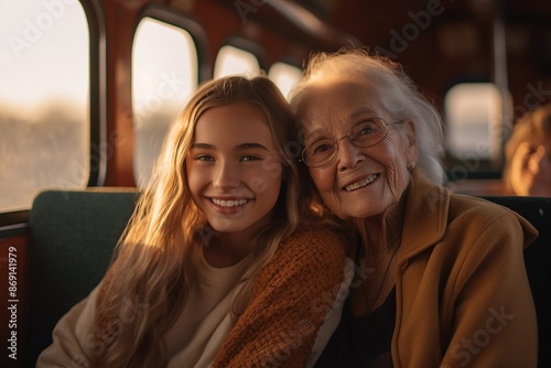Heartwarming Moments: Young And Elderly Bonding © Gayan
