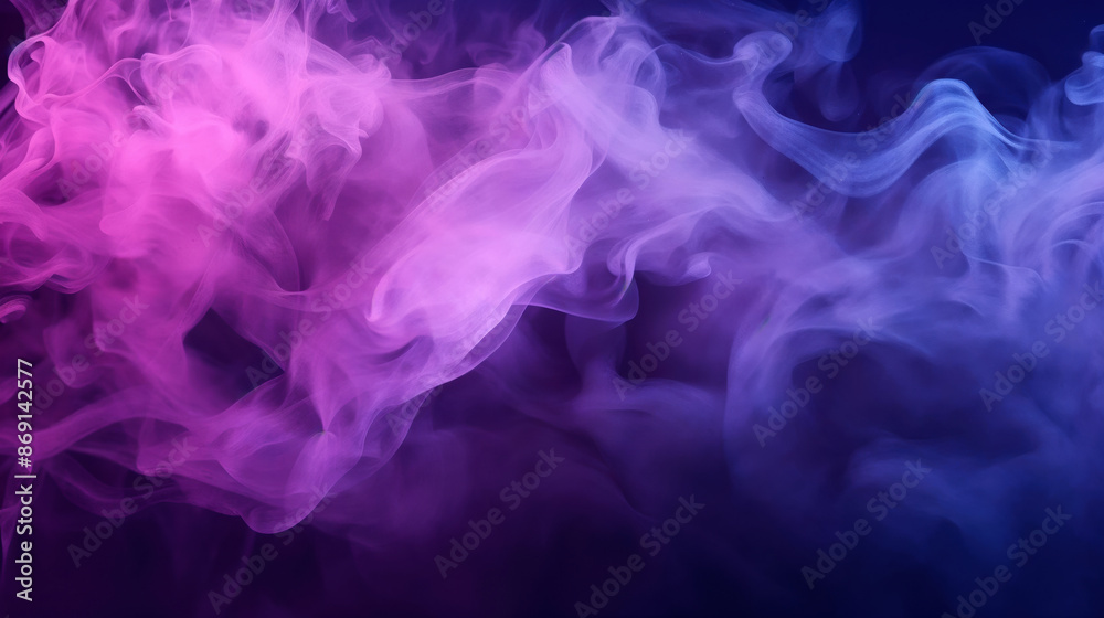 abstract swirling purple and pink smoke on dark background. High quality photo abstract swirling purple and pink smoke on dark background. High quality photo