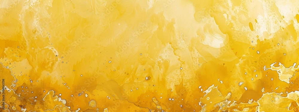 A close-up of a yellow and white background with water drops at its base A close-up of a yellow and white background with water drops at its base