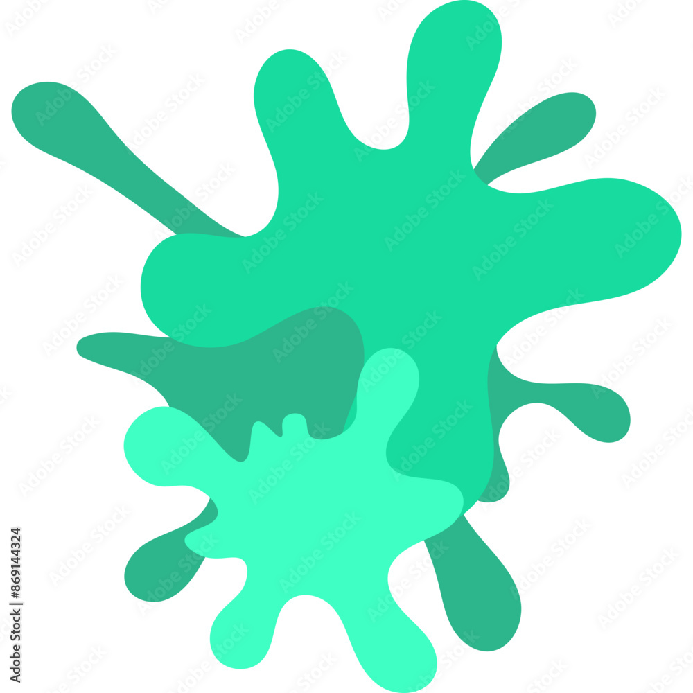 Obraz premium Multicolor Ink Splash