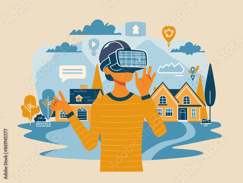 Virtual Reality Real Estate: Navigating Properties from Afar