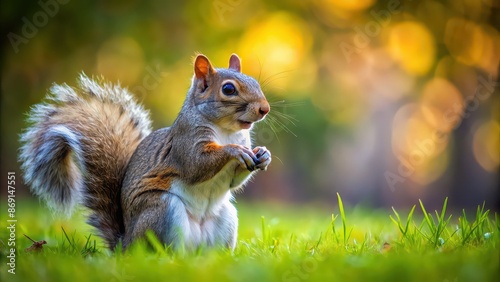 A cute squirrel playing in the park, squirrel, park, wildlife, adorable, furry, nature, outdoor, animal, cute, rodent, tree