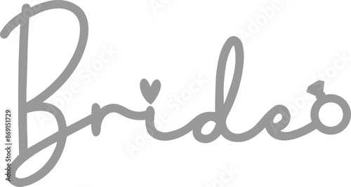 Bridal Vector Graphic Illustration Image