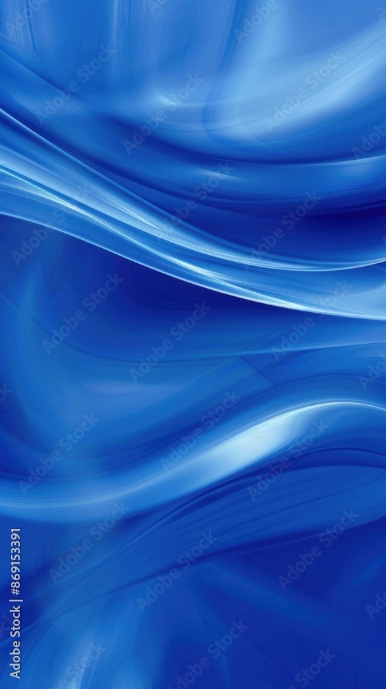 Fototapeta premium Deep blue abstract fabric with light gradients