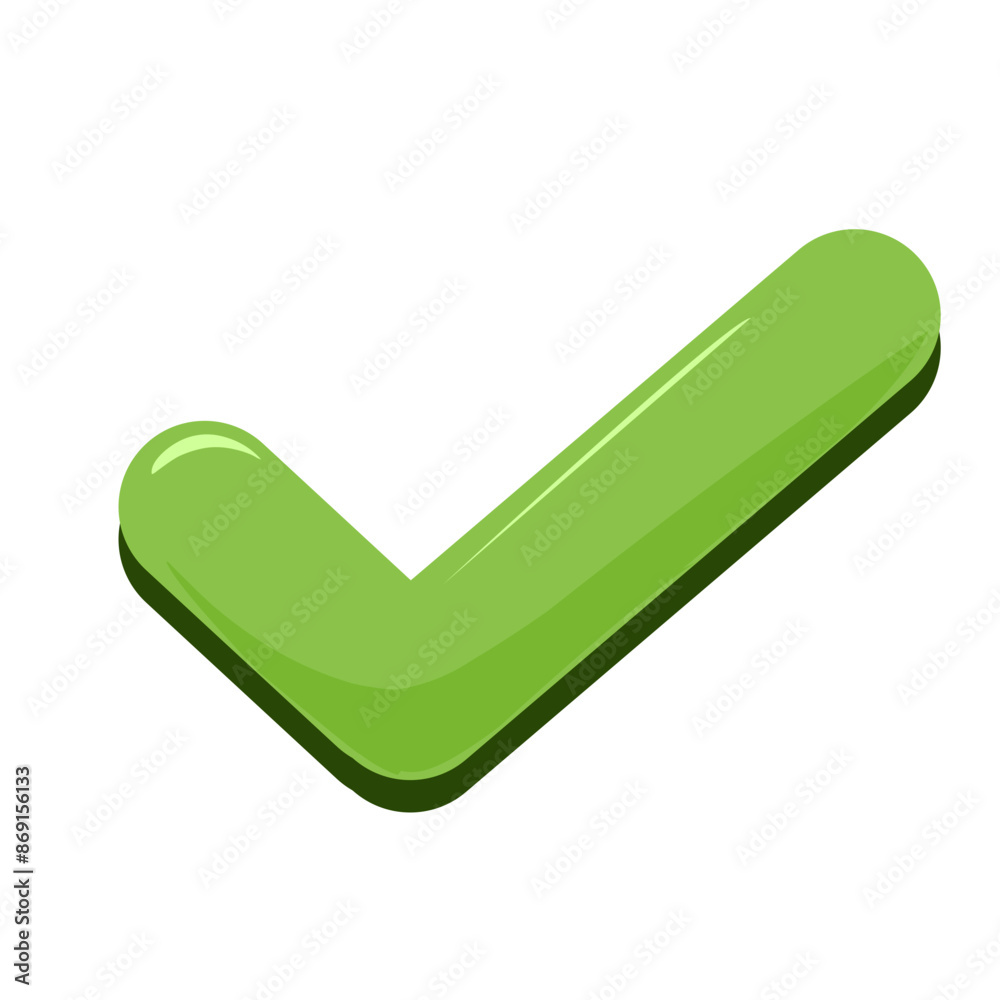 check mark icon, green checklist icon, approval graphic element illustration check mark icon, green checklist icon, approval graphic element illustration