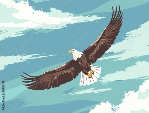 Dominant Eagle: Triumphant Ascent Over Rifts, Embracing Paramountcy