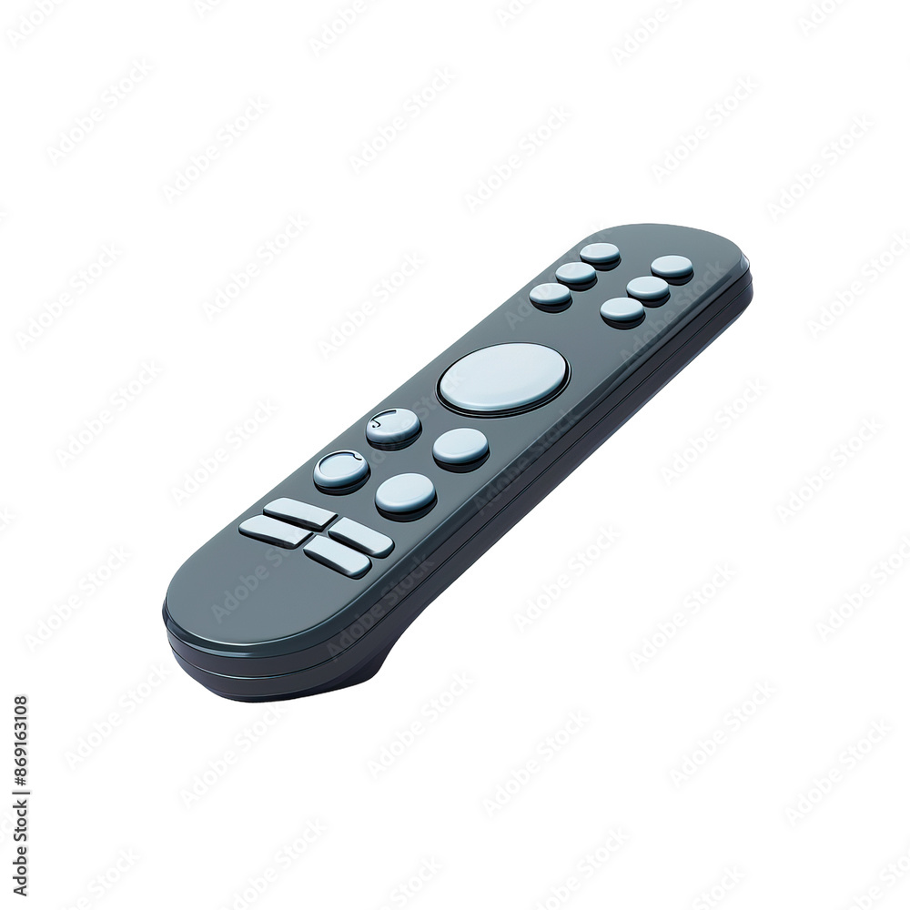 Black remote TV control, isolated on white or transparent background cutout. Black remote TV control, isolated on white or transparent background cutout.