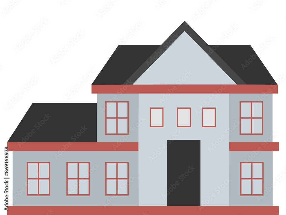 Modern Simple Home Background Illustration Modern Simple Home Background Illustration
