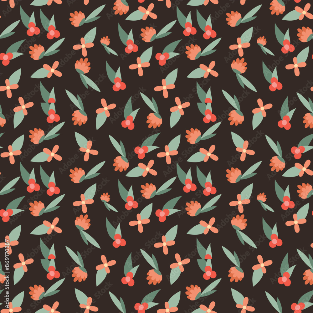 seamless vector floral pattern for seamless floral vector, fabric, print and wrapping paper seamless vector floral pattern for seamless floral vector, fabric, print and wrapping paper