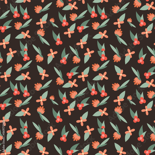 seamless vector floral pattern for seamless floral vector, fabric, print and wrapping paper 