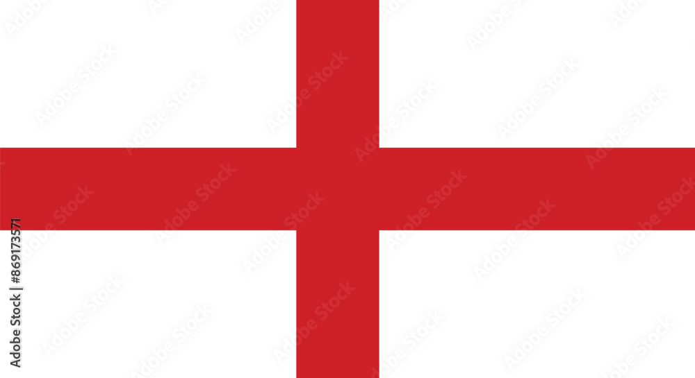 England Flag Simple Vector Illustration England Flag Simple Vector Illustration