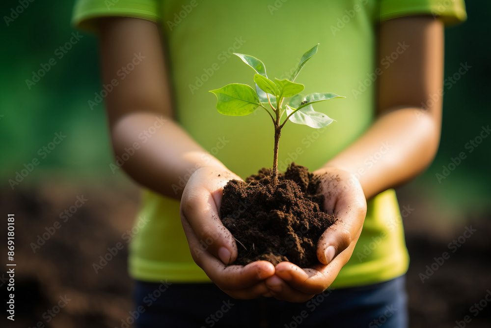 World Earth Day, Generative AI ecology protection concept, human responsibility World Earth Day, Generative AI ecology protection concept, human responsibility