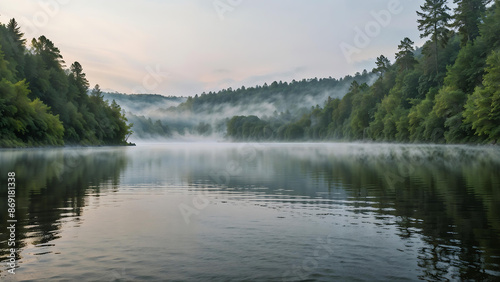 Foggy Morning Calm  © Kreattisak