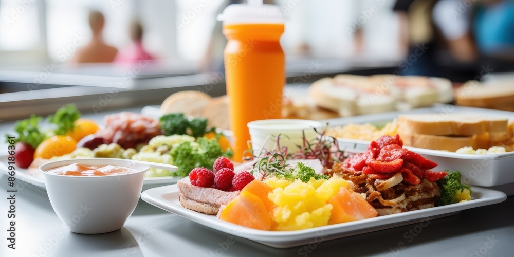 Delicious Lunch Spread: A Feast for the Eyes Delicious Lunch Spread: A Feast for the Eyes