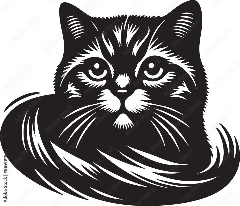 cat vector style illustration 2024 cat vector style illustration 2024