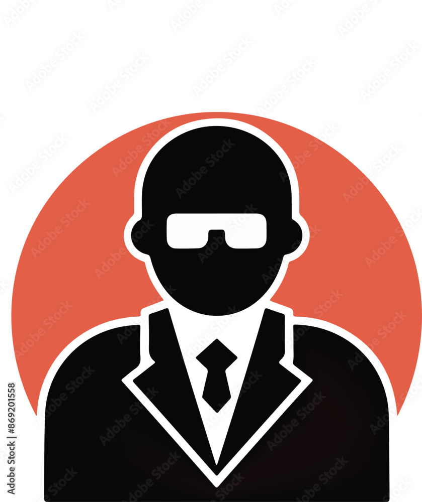 User icon black vector silhouette with white background User icon black vector silhouette with white background