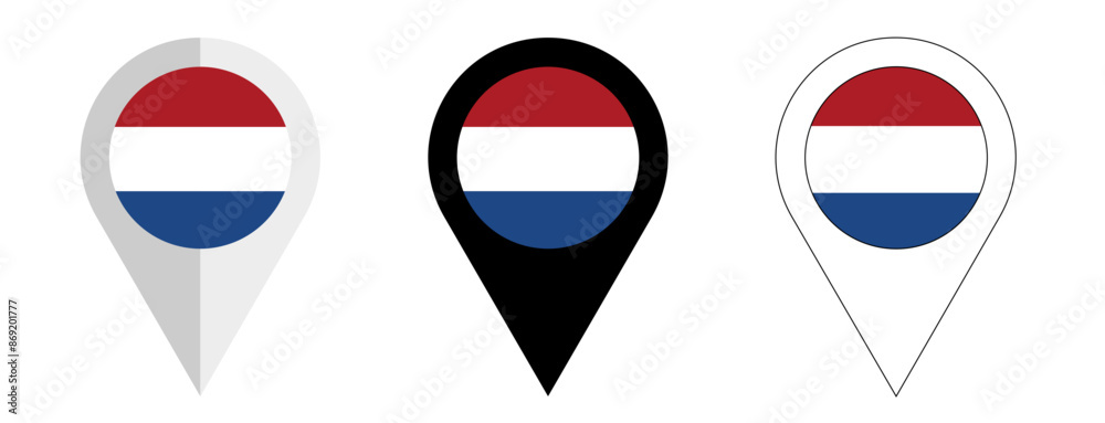 netherlands flag map pin icons dutch pinpoint set amsterdam tricolour location pointer holland vector netherland svg netherlands flag map pin icons dutch pinpoint set amsterdam tricolour location pointer holland vector netherland svg