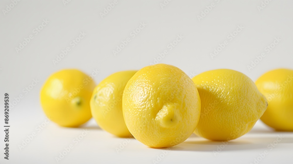 lemon on white background, fresh and healthy. isolated lemon on white background, fresh and healthy. isolated