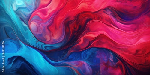 Vibrant abstract fluid art background