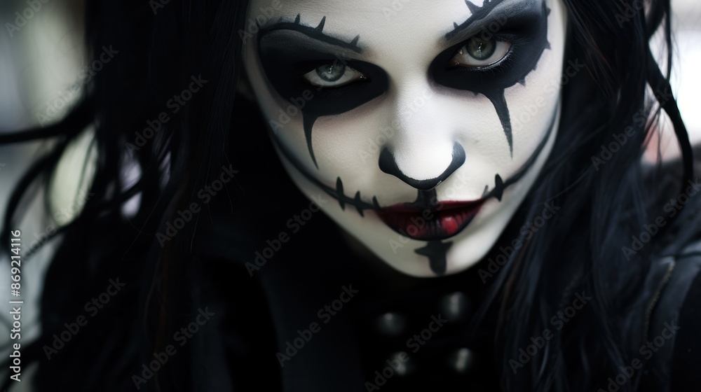dark gothic makeup portrait dark gothic makeup portrait