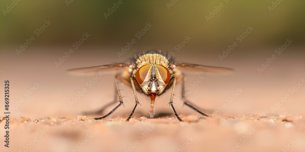 Flies order Diptera have one pair of wings and halteres for flying ...