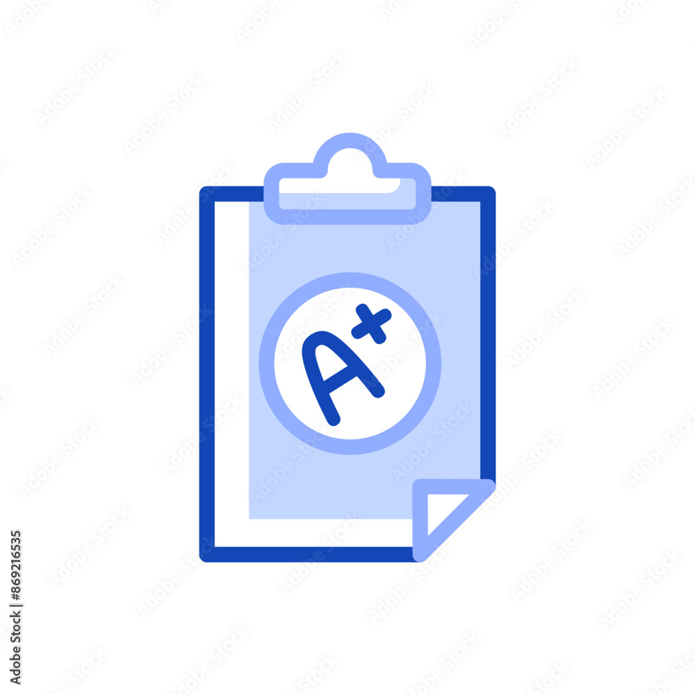 Vector outline icon of school journal in the form of a clipboard with a pin on top. Journal for conducting the educational process, notes. Can be used for educational materials Vector outline icon of school journal in the form of a clipboard with a pin on top. Journal for conducting the educational process, notes. Can be used for educational materials