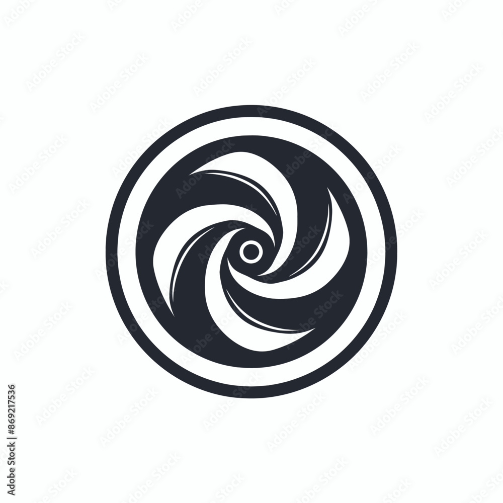 Minimalist vector laundry logo on white background Generative Ai Minimalist vector laundry logo on white background Generative Ai