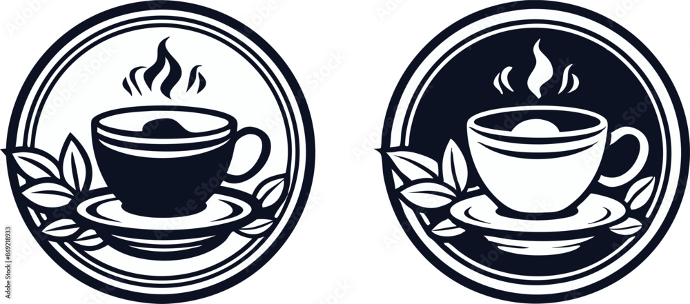 Tea cup icon set Icon symbol vector illustration isolated on white background Tea cup icon set Icon symbol vector illustration isolated on white background