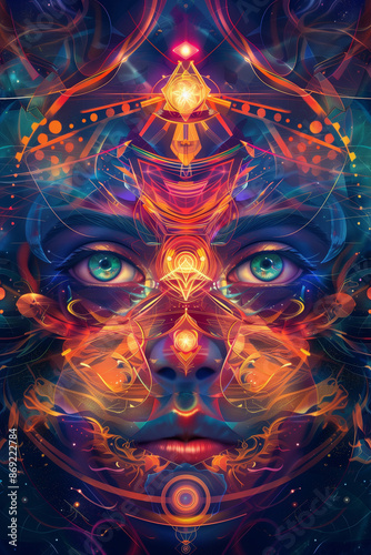 spirituality background illustration  © lynea