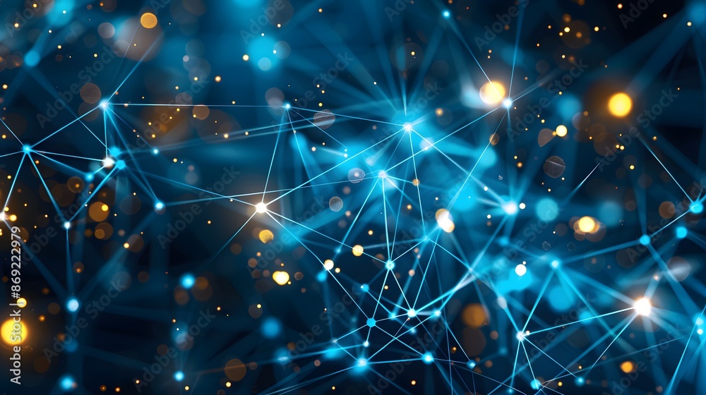 Abstract digital connection dots and lines. Technology background. Network connection structure. Plexus effect. 3d Abstract digital connection dots and lines. Technology background. Network connection structure. Plexus effect. 3d