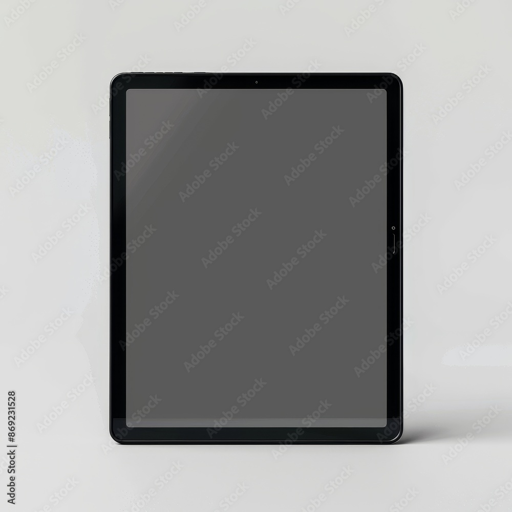 An isolated mockup of a silver tablet display with a blank screen. The template can be used on a white or transparent background if you prefer. An isolated mockup of a silver tablet display with a blank screen. The template can be used on a white or transparent background if you prefer.