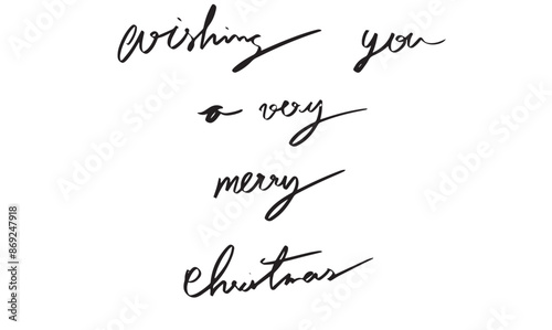 wishing you a very merry christmas text font calligraphy hand written script merry christmas happy new year word message design sale advertisement object 2024 2025 2026 hny xmas merry christmas wish 