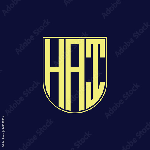 hai letter logo design