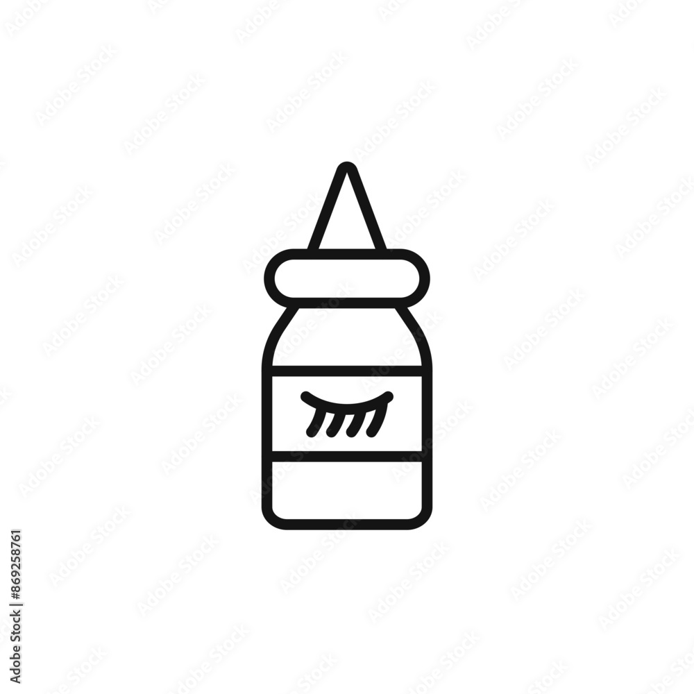 EYE DROP icon logo sign vector outline EYE DROP icon logo sign vector outline