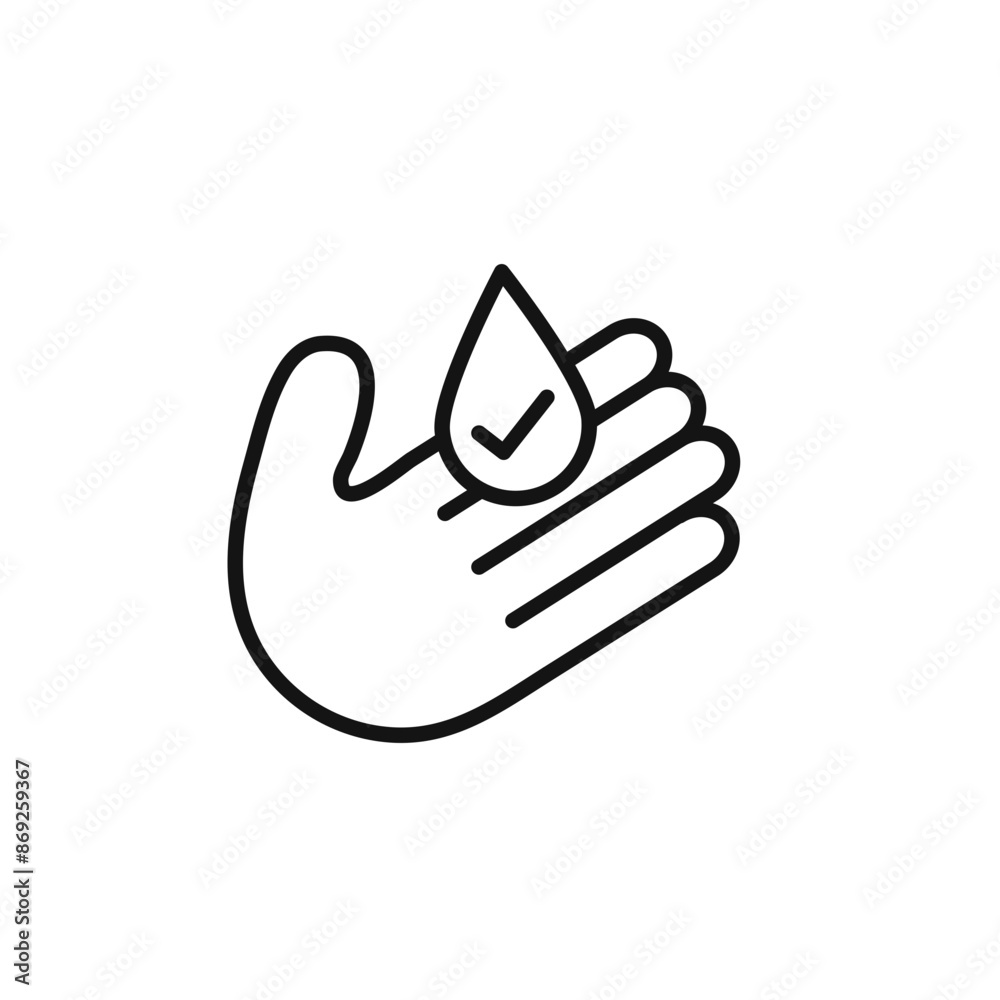 hypoallergenic icon logo sign vector outline hypoallergenic icon logo sign vector outline
