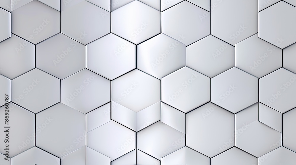 A close-up view of a wall covered in hexagonal tiles, with a grey and rusty color scheme SEAMLESS PATTERN A close-up view of a wall covered in hexagonal tiles, with a grey and rusty color scheme SEAMLESS PATTERN