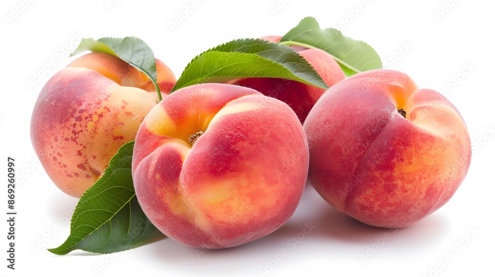 Isolated peach. Set of peach fruit groups, fresh and healthy peach fruit slices, ice peach, fruit tea peach Isolated peach. Set of peach fruit groups, fresh and healthy peach fruit slices, ice peach, fruit tea peach