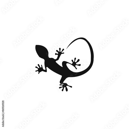 Lizard icon logo sign vector outline